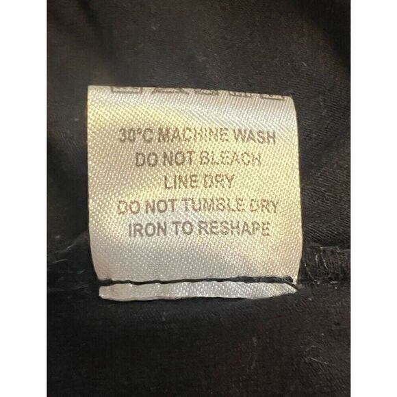 Komil Womens L Tunic Mini Dress Black Polka Dot Lagenlook Cowl Neck Pockets - Picture 10 of 10